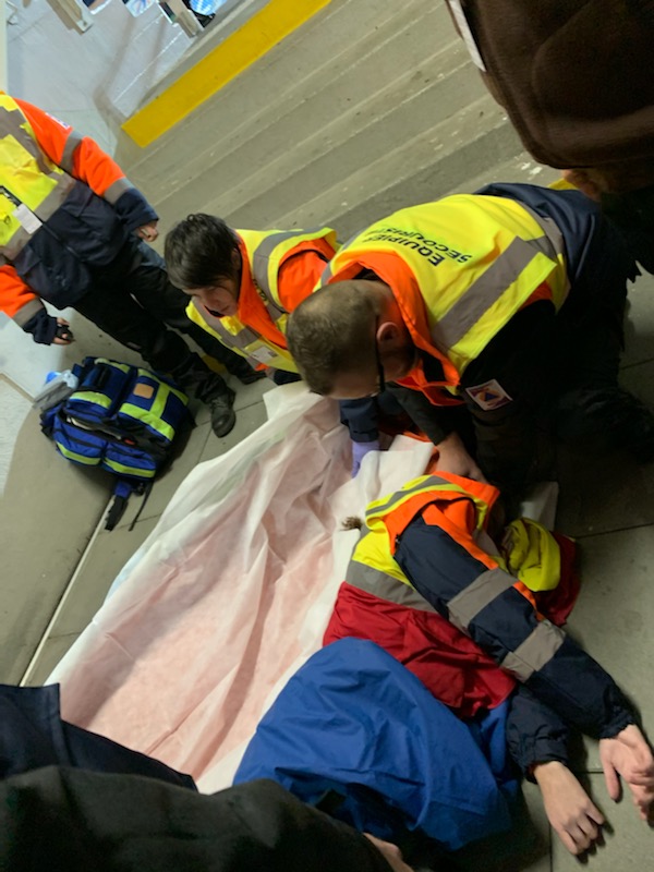 28/11/2019: Entraînement au Stade , un soir de match du CFA